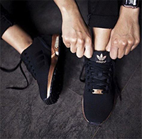 black sneakers adidas
